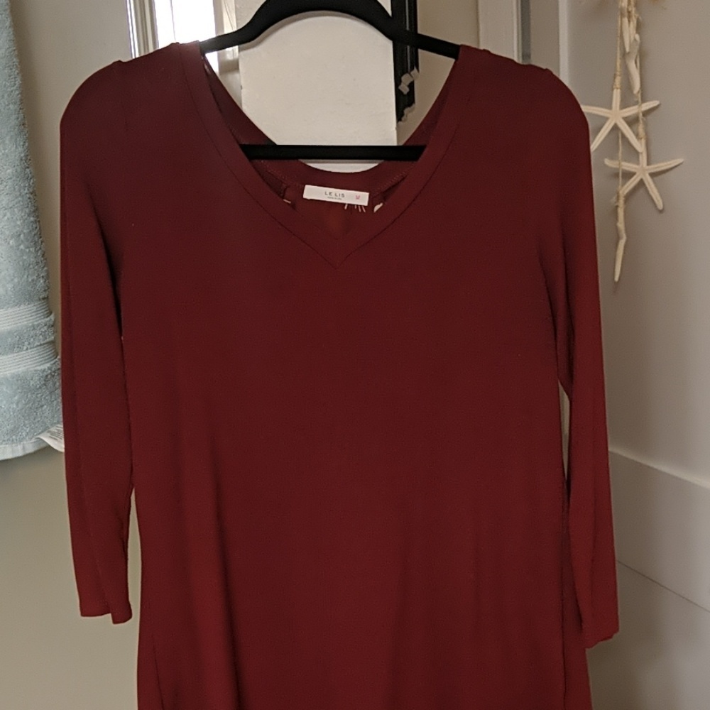 3/4 sleeve dressy top